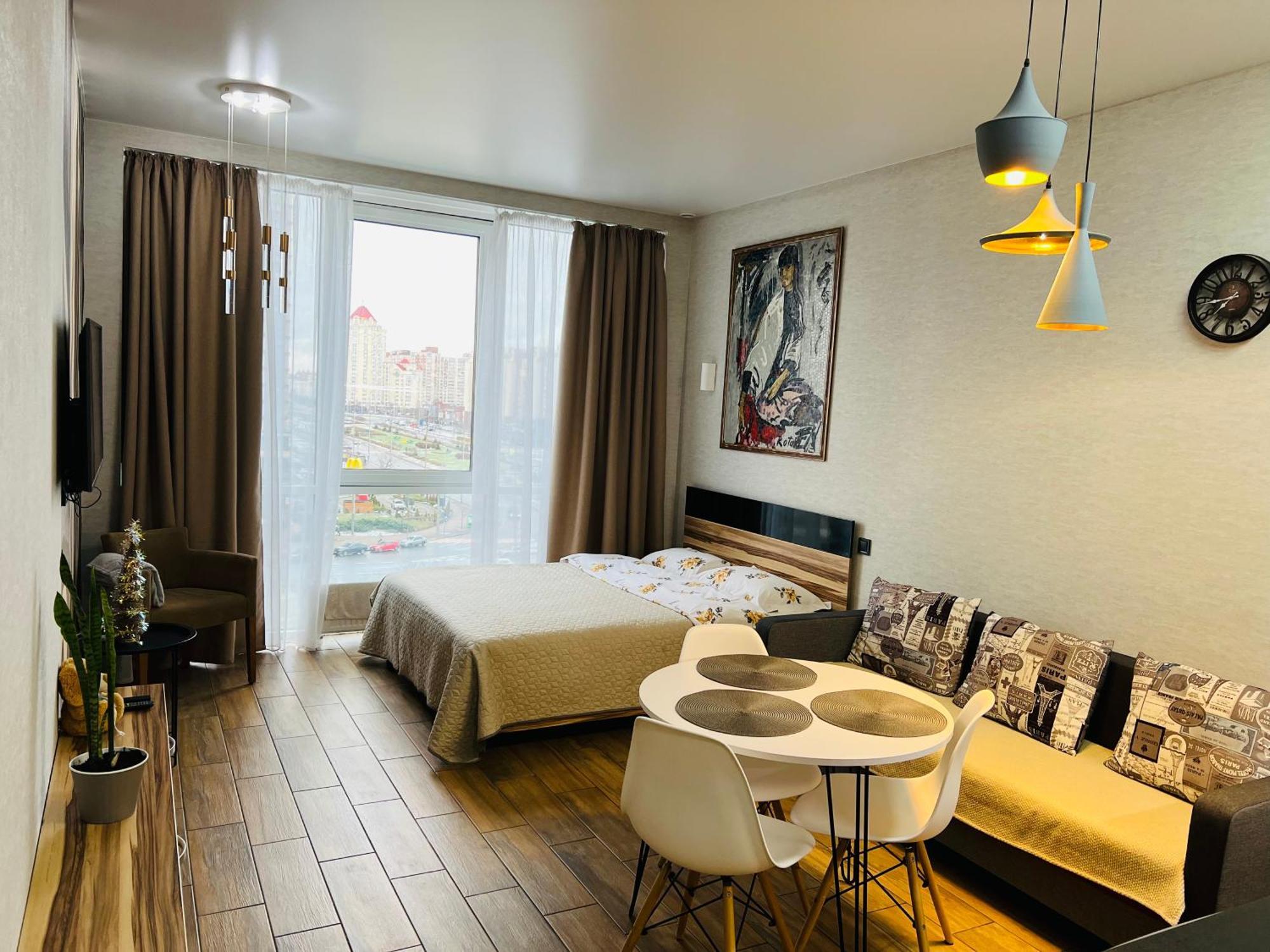 Apartment Smart Plaza Obolon' Киев Экстерьер фото